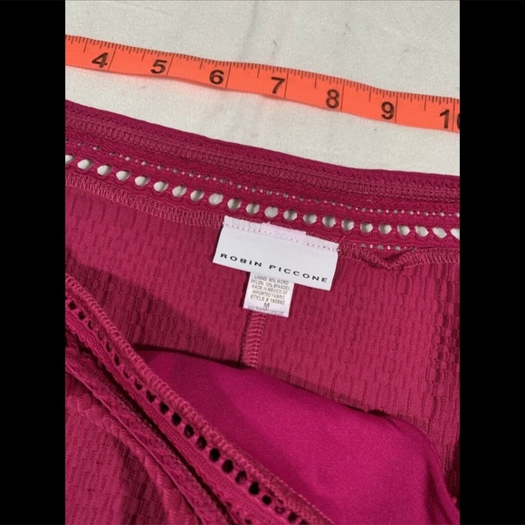 NEW Robin Piccone Perla Banded Hipster Bikini Bottoms in Orchid [ Medium ]‎ - Picture 8 of 12